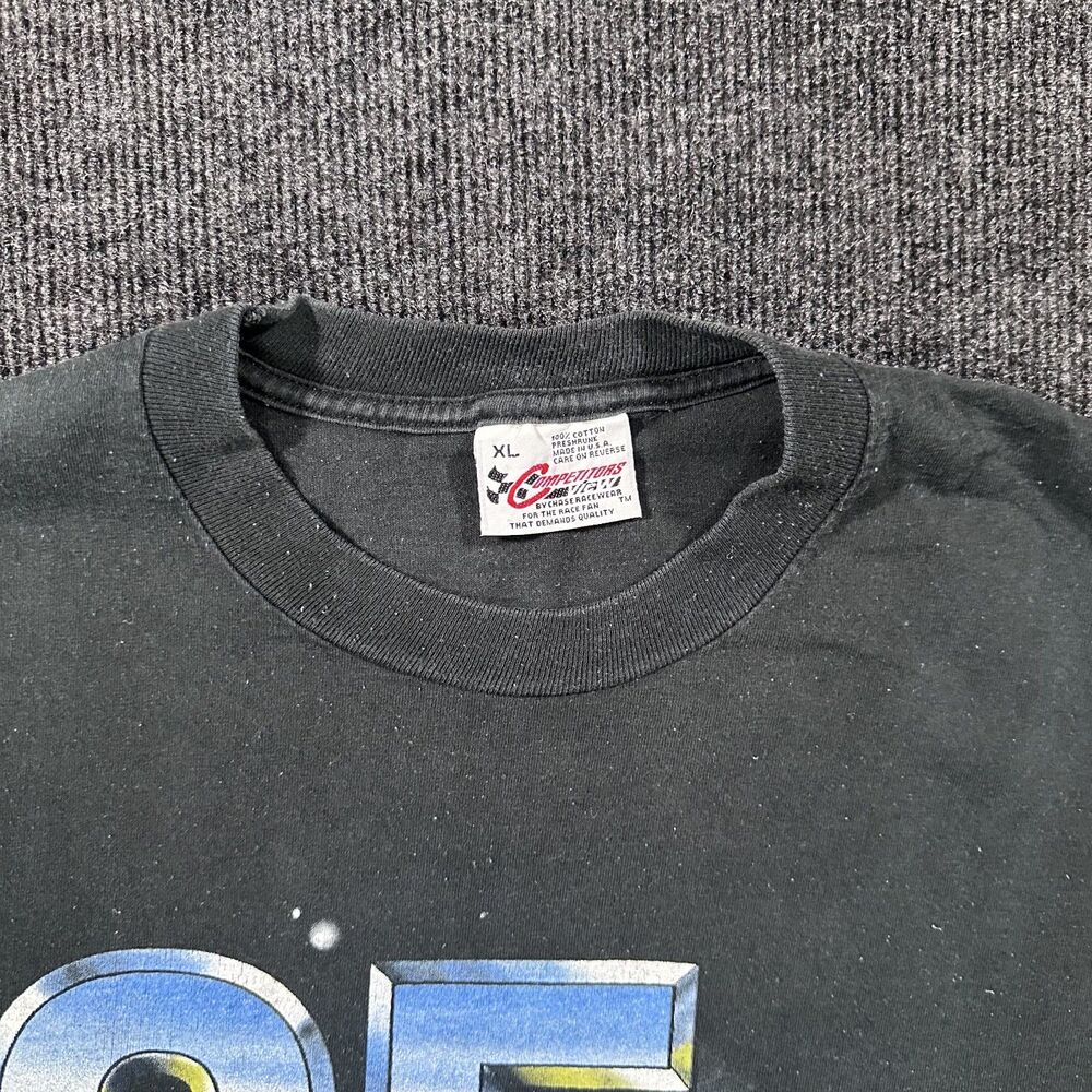 Vintage 90s Competitors View Miller Light 25 Years Racing Mens Black XL T-Shirt - Picture 5 of 7